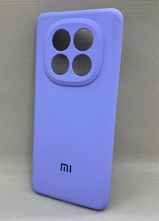 Чохол з логотипом для xiaomi redmi note 14 pro plus | протиударний | soft touch | бузковий