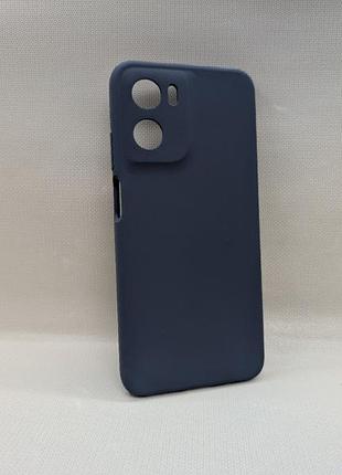Чехол для motorola g56 / моторола g56 lakshmi soft touch, противоударный, защита камеры, синий