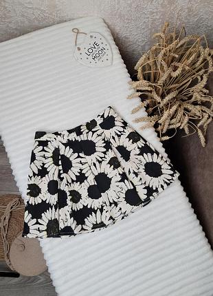 Юбка в подсолнечниках от george 7-8 лет