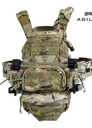 Плитоноска agilite k-zero sf plate carrier multicam (збірка)