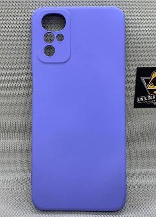 Motorola g22 softtouch silicone протиударний чохол софт тач бузковий
