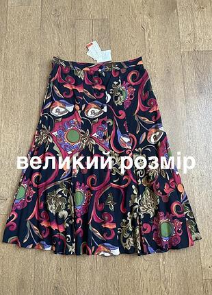 Акцентна розкльошонна міді-спідниця від jayne elliot collection, розмір l/xl/xxl