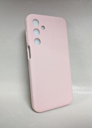 Чехол для samsung galaxy m35 / самсунг гелакси m35, wave, soft touch, противоударный, розовый
