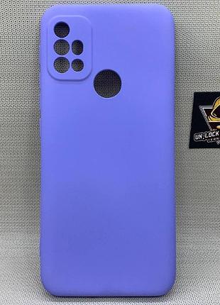 Motorola g10 / g20 / g30 softtouch silicone противоударный чехол софт тач сиреневый