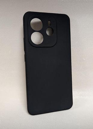 Чехол для xiaomi redmi note 14 4g eu / сяоми редми нот 14 4g eu, lakshmi soft touch, противоударный, защита камеры, черный