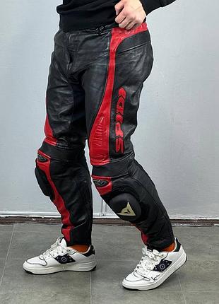 Мотоштани spidi moto leather шкіряні мото штаны брюки кожанка экипировка защита harley davidson спортбайк alpinestars мопед экип захист