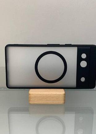 Чехол wlons hybrid magnetic magsafe матовый противоударный pc+tpu для google pixel 7a