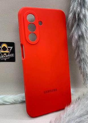 Чохол із логотипом для samsung galaxy a17 | протиударний | soft touch + скло в подарунок червоній
