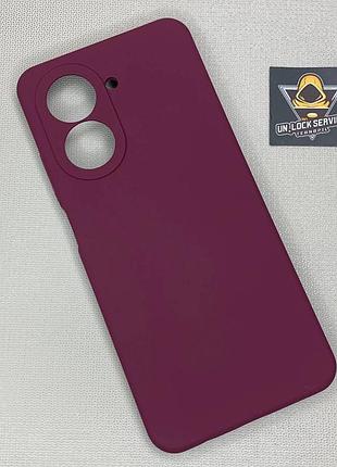 Чехол силиконовый противоударный xiaomi redmi a5 soft touch бордовый
