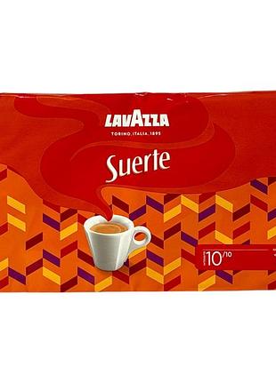 Кофе молотый lavazza suerte 10% arabica / 90% robusta, 4x250 г