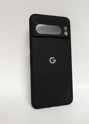 Чехол для google pixel 8 pro lakshmi, мягкий с защитой камеры, матовый, логотип, черный