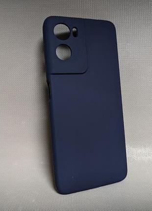 Чехол для motorola g06 / моторола г06, lakshmi soft touch, противоударный, защита камеры, синий