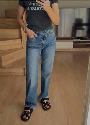 Прямые джинсы zara crossover 32, 34, 36, 38, 40 размер 6147/193/405