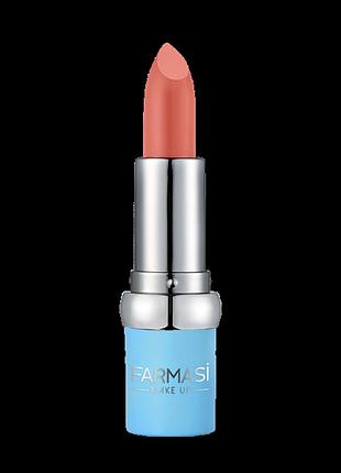Матовая помада bb 07 обнаженная, 4 г make up farmasi