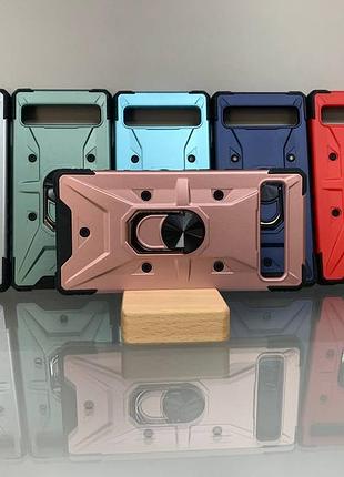 Google pixel 7 розовый противоударный чехол накладка ring magnet с кольцом