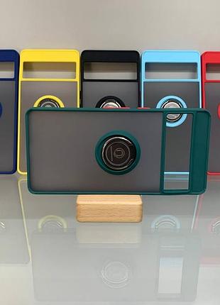 Чохол накладка для google pixel 7 pro goospery ring magnet зелений