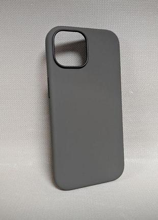 Чехол для iphone 15 / айфон 15 proove soft touch magsafe, tpu, матовый, серый