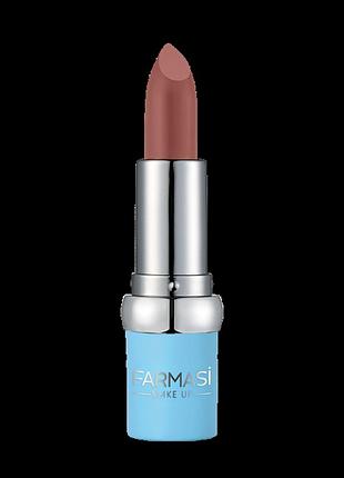Матовая помада bb 03 девичник, 4 г make up farmasi