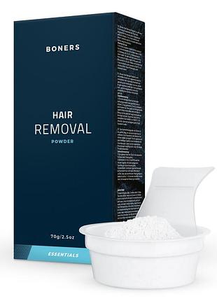 Депіляційна пудра boners hair removal powder 70g — ідеальна гладкість без болю
