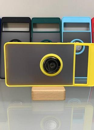Чохол накладка для google pixel 7 pro goospery ring magnet жовтий
