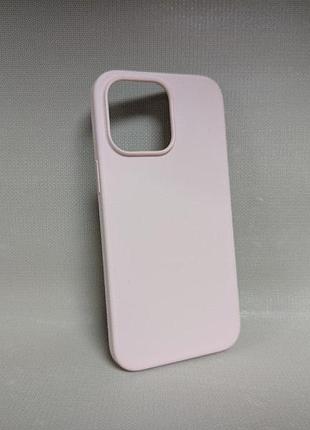 Чехол для iphone 14 pro max / айфон 14 про макс proove soft touch magsafe, tpu, матовый, розовый