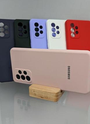 Samsung a52 противоударный чехол софт тач чехол пудровый