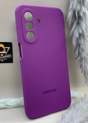 Чехол с логотипом для samsung galaxy a17 | противоударный | soft touch | сливовый