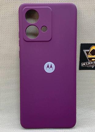 Чехол motorola edge 40 neo softtouch silicone противоударный чехол софт тач фиолетовый