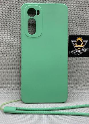 Чехол motorola edge 30 softtouch silicone противоударный чехол софт тач мятный