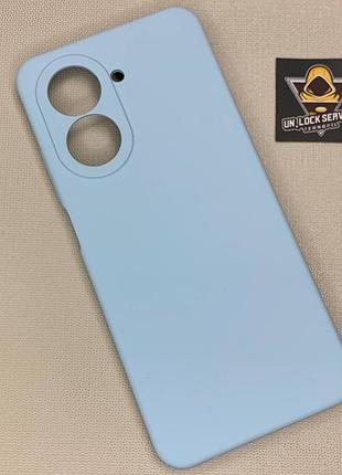 Чехол силиконовый противоударный xiaomi redmi a5 soft touch голубой