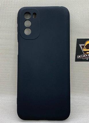 Motorola g31 / g41 softtouch silicone противоударный чехол софт тач черный