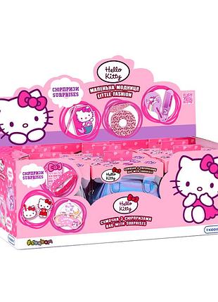 Дисплей колекційних сумок-сюрпризів hello kitty – маленька модниця (9 шт.) (160/cn23-cdu)