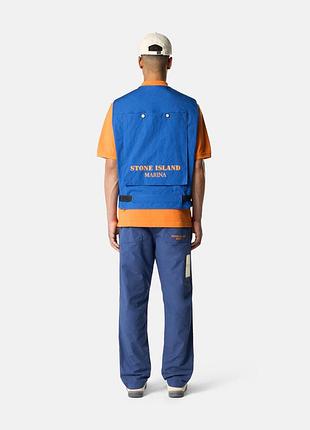 Жилетка безрукавка stone island aluminium tela s.i. marina