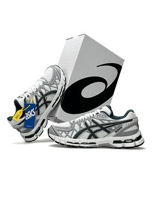 Мужские кроссовки asics gel-kayano 20 white grey