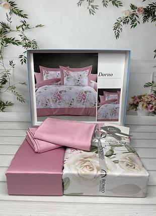 Постільна білизна romeo home digital satin євро розмір 200 на 220 см dorno
