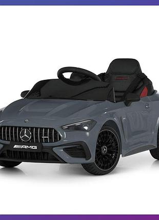 Дитячий електромобіль на акумуляторі mercedes amg m 6292 з пультом радіокерування для дітей 3-8 років сірий