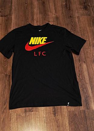 Чоловіча унікальна футболка jersey nike liverpool з великим лого оригінал