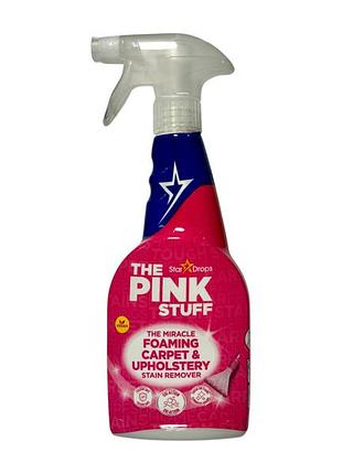 Пятновыводитель в пене the pink stuff для ковров и мебели e foaming carpet & upholstery stain remover, 500 мл