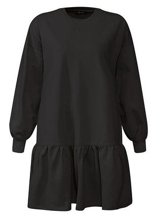 Платье двунитка для женщины esmara lidl 387232 l черный