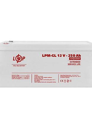 Logicpower аккумулятор гелевый lpm-gl 12v - 250 ah