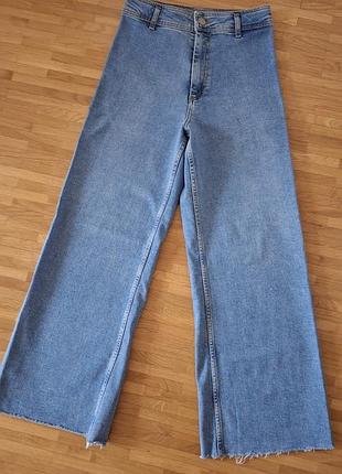 Стильные 2 пары джинсы кюлоты zara s