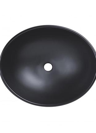 Раковина-чаша qtap dove 410х335х145 matt black qt063078mbmbn