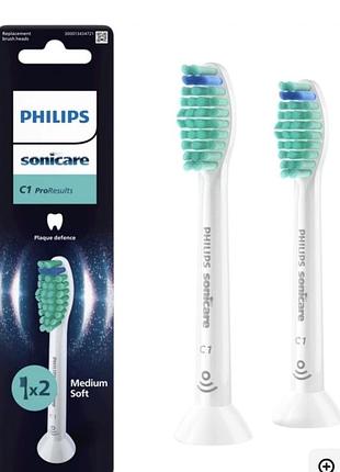 2 шт насадки для зубної щітки philips sonicare proresults