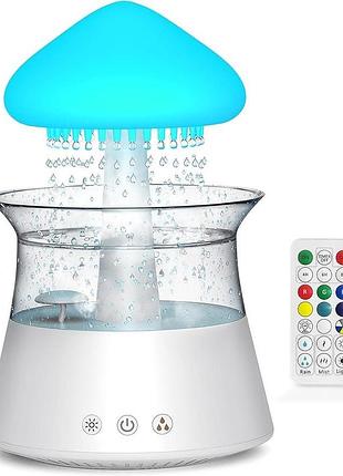 Увлажнитель воздуха diffuserlove‎ ch06 cloud с пультом дистанционного управления, водопадной лампой