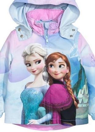 Курточка /ветровка frozen h&amp;m 8-9роков