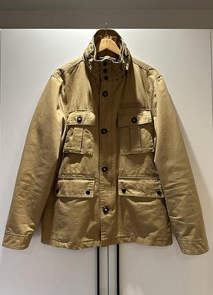 Куртка mango man xl чоловіча бежева демісезонна парка