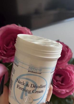 Renew крем зміцнювальний крем для шиї та зони декольте neck & decollete firming cream