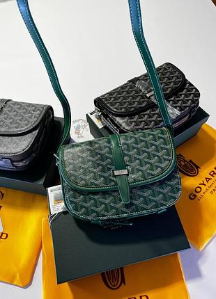 Сумка через плечо goyard | мессенджер гоярд | барсетка гаярд серый