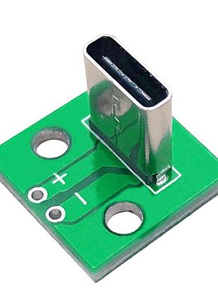 Набор разъемов usb type-c 6 pin на плате (5 шт) для ремонта и diy