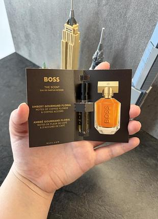 🔥 новинка 🔥 hugo boss the scent intense — пробник 1.2 мл (оригінал) семпл